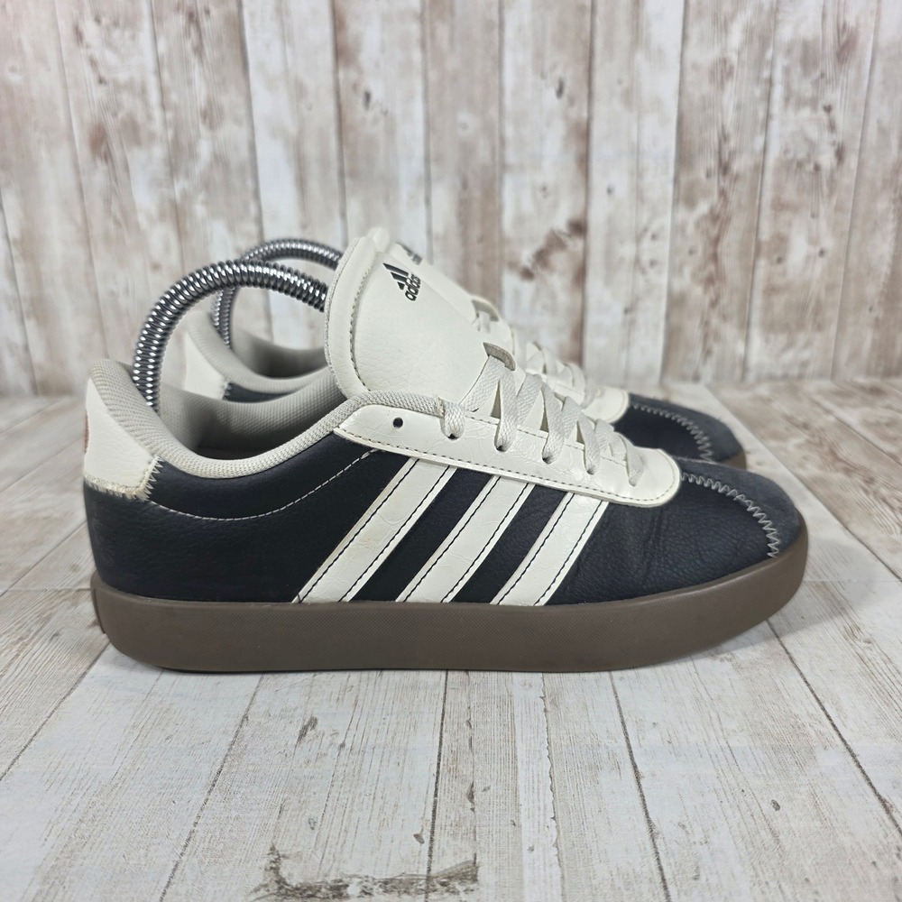 Adidas‎ VL Court 3.0 Low Dia De Los Muertos Black White JH8633 Womens Size 6.5